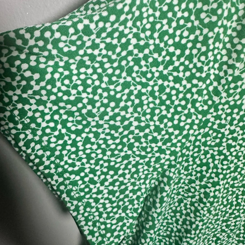 Liz Claiborne Emerald Green Blouse Top Short Sleeve Plus 1X New - Picture 4 of 6